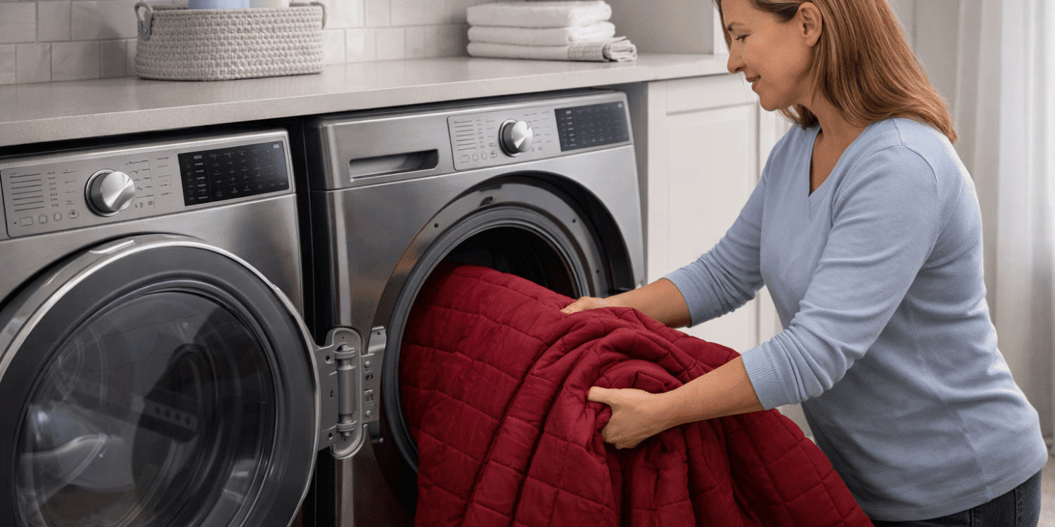 How to Wash a Weighted Blanket (Step-by-Step Cleaning Guide) - HomeSmart Products