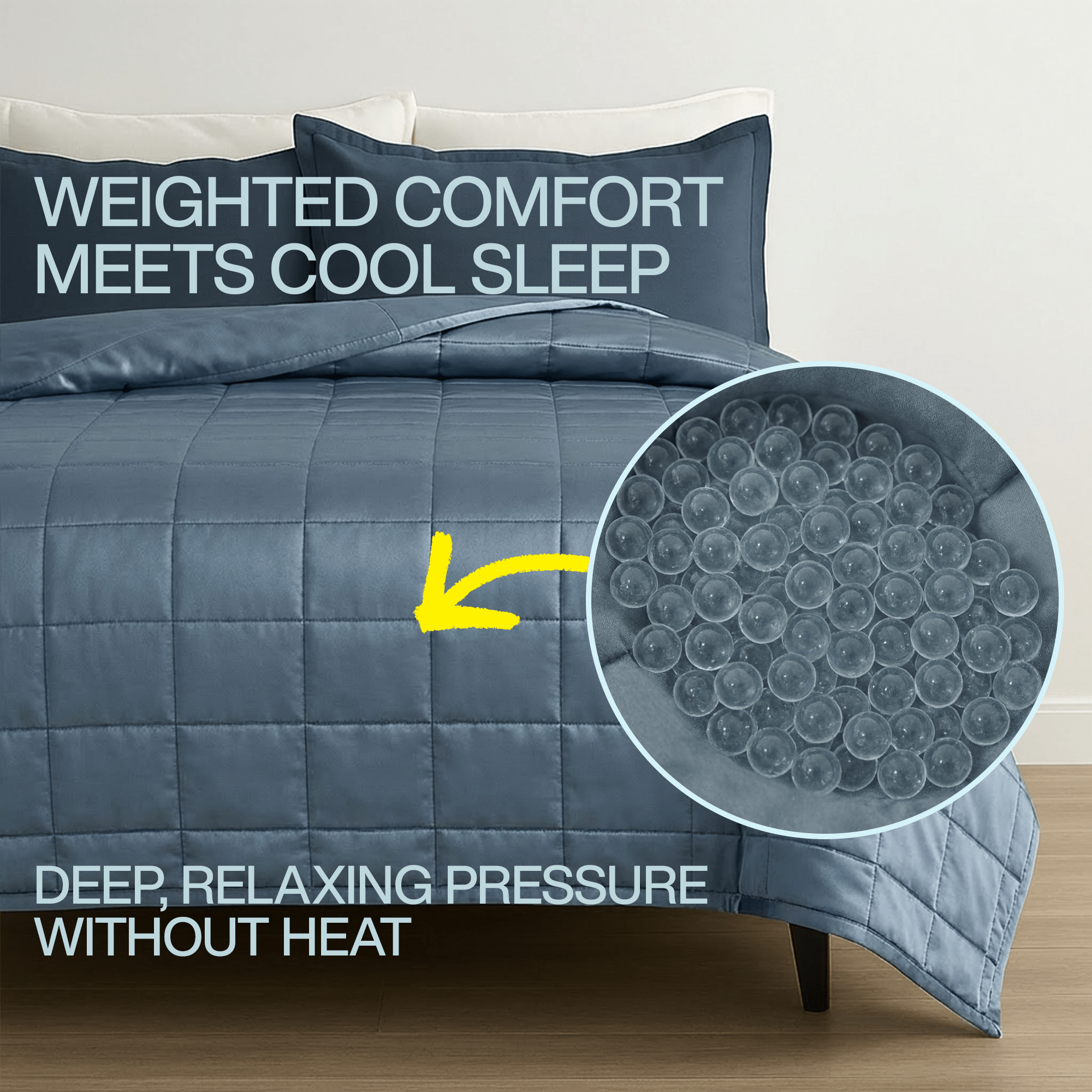 Hi - Tek StayCool™ Cooling Weighted Blanket - HomeSmart Products