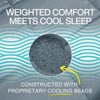 Hi - Tek StayCool™ Weighted Blanket – Oversized Queen & King | Cooling Weighted Blanket for Hot Sleepers - HomeSmart Products