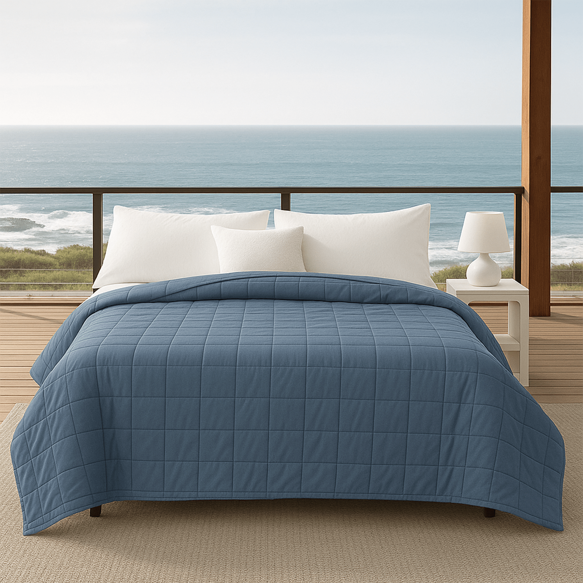 Hi - Tek StayCool™ Weighted Blanket – Oversized Queen & King | Cooling Weighted Blanket for Hot Sleepers - HomeSmart Products