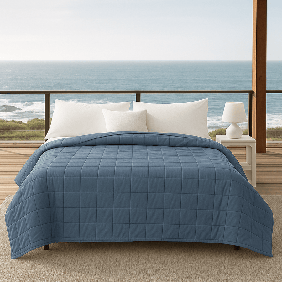 Hi - Tek StayCool™ Weighted Blanket – Oversized Queen & King | Cooling Weighted Blanket for Hot Sleepers - HomeSmart Products