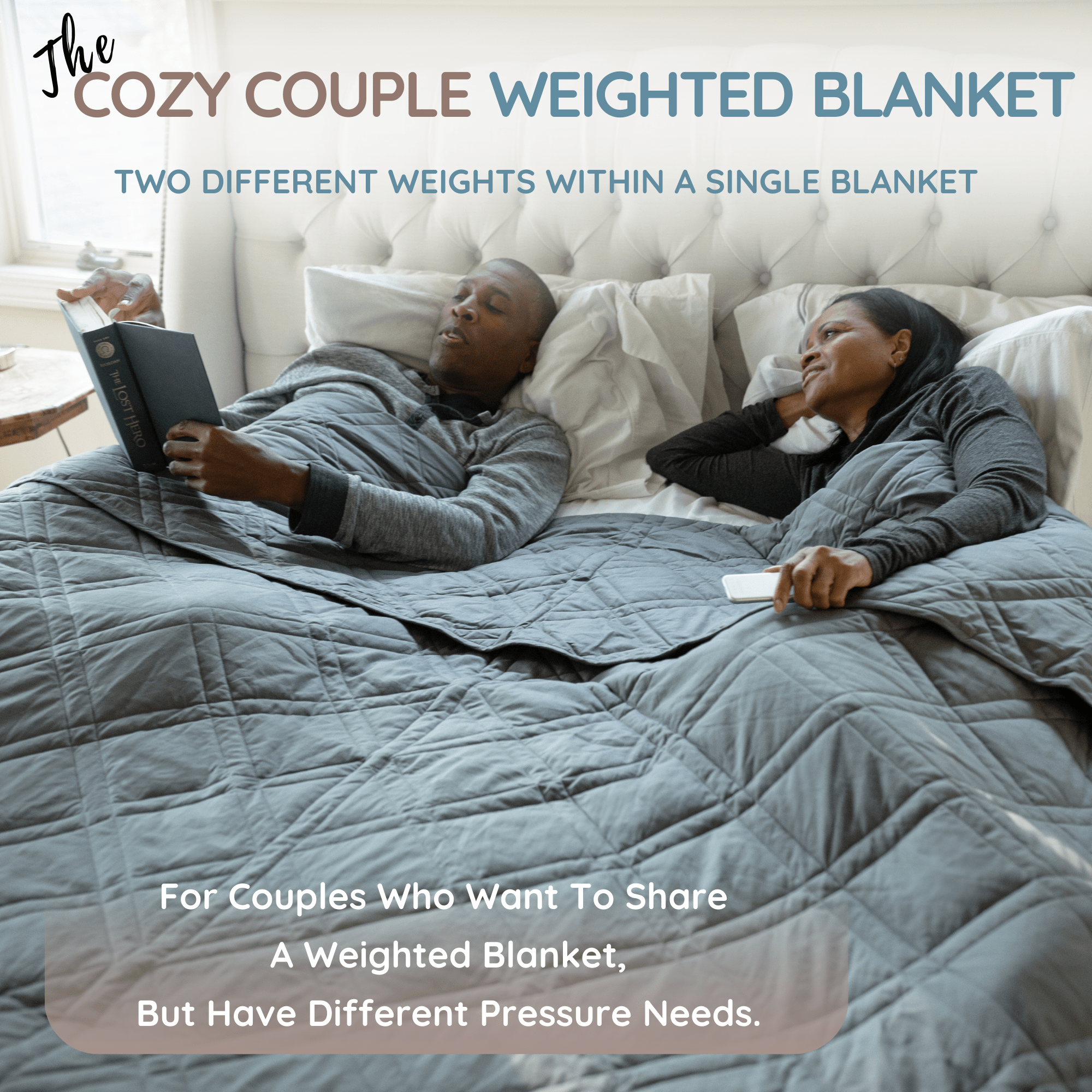 HomeSmart Weighted Blanket for Couples - HomeSmart Products