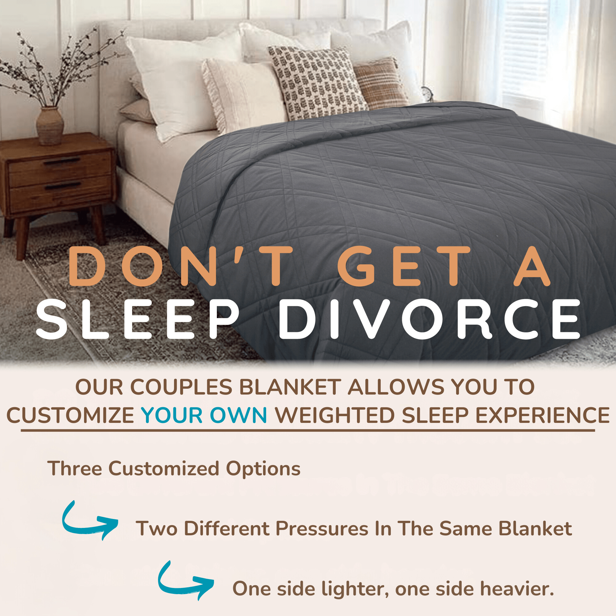 HomeSmart Weighted Blanket for Couples - HomeSmart Products