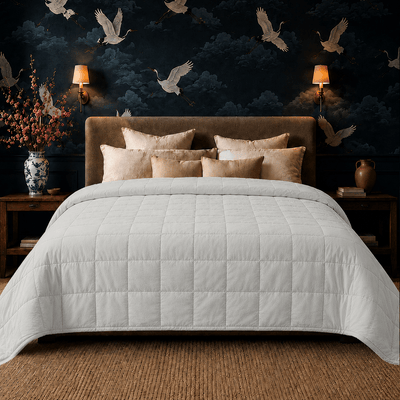 Oversized Weighted Blanket for Adults - King & Queen Size (20-50 lbs) - HomeSmart Products
