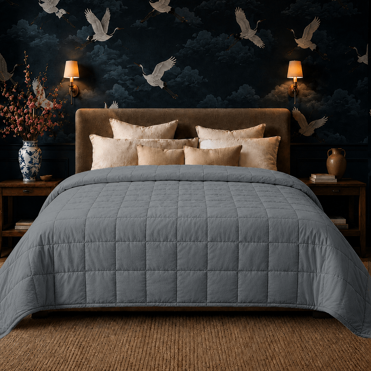 Oversized Weighted Blanket for Adults - King & Queen Size (20-50 lbs) - HomeSmart Products