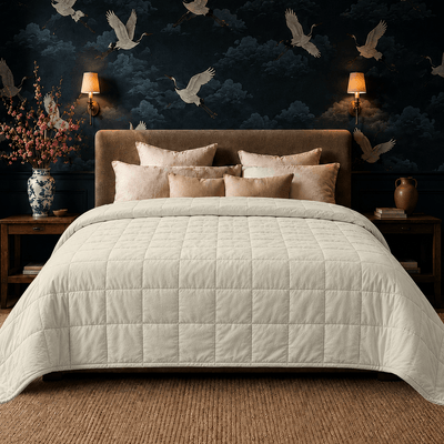 Oversized Weighted Blanket for Adults - King & Queen Size (20-50 lbs) - HomeSmart Products
