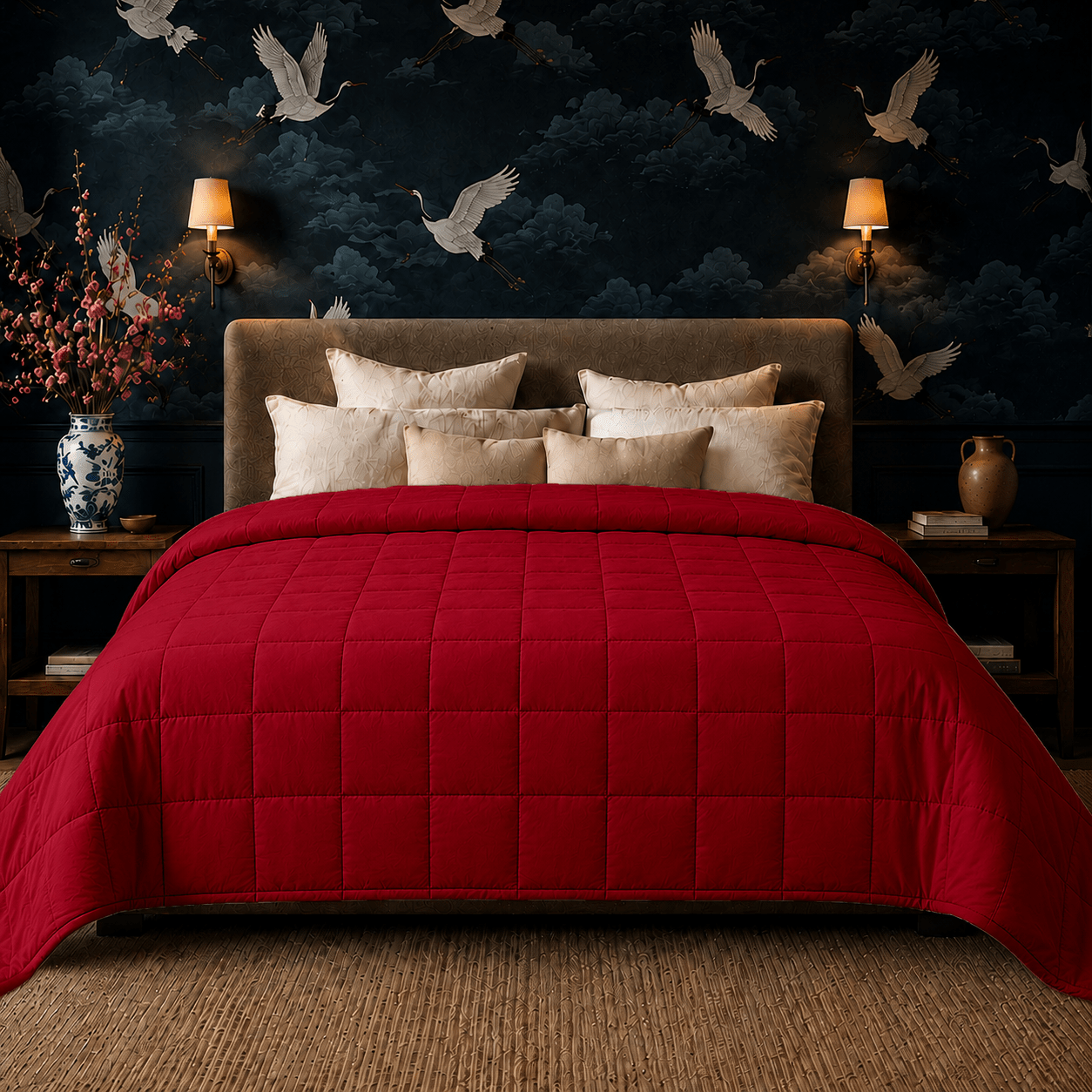 Oversized Weighted Blanket for Adults - King & Queen Size (20-50 lbs) - HomeSmart Products
