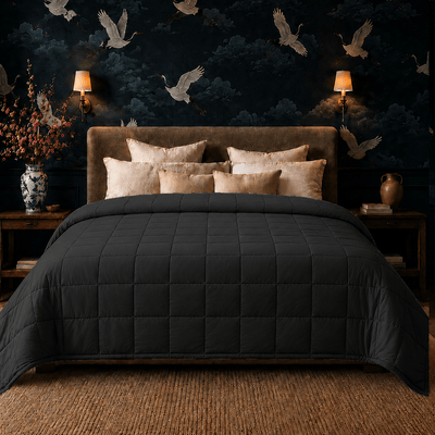 Oversized Weighted Blanket for Adults - King & Queen Size (20-50 lbs) - HomeSmart Products