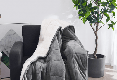 Sherpa/Fleece Weighed Blankets - HomeSmart Products