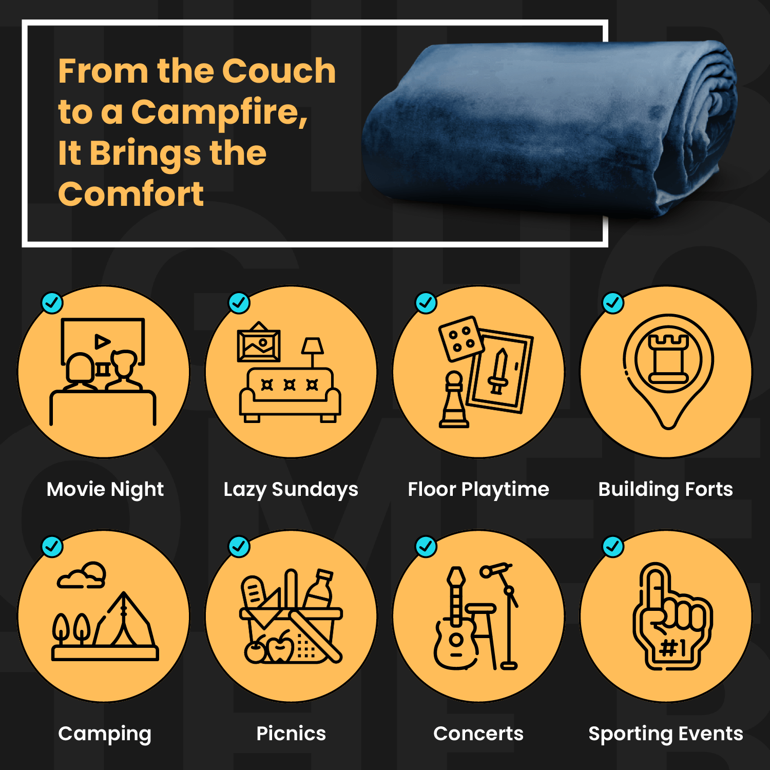 The Big Homee - The Largest Oversized Blanket...anywhere! - HomeSmart Products